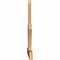 Ekena Millwork Richland Timber Gable Bracket, Western Red Cedar, 48"W x 30"H x 1 1/2"D x 3 1/2"F, 15/12 Pitch GBW048X30X0204RIC00SWR - alternate 4